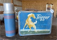 1956 Roy Rogers Trigger Metal Lunch Box