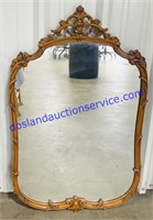 Ornate Wood Framed Mirror (45 x 28)