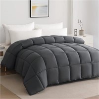 WF6979  JUSTLET Gray Down Alternative Comforter, Q