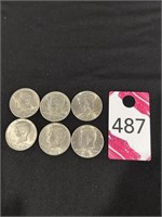 Kennedy Half Dollars (2) 1971-D, (1)1972-D..