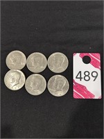 Kennedy Half Dollars (1) 1972, (1) 1973, (1)1974..