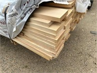 804 LF of 13/16x4 Pine Boards