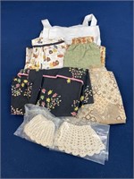 Vintage aprons and Collqr pieces