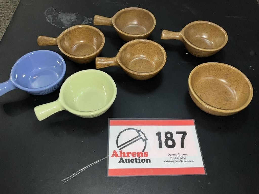 Monmouth dishes, colored western bowls