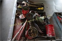 PROTO MINI SOCKET SET, HOSE CLAMPS, CROW BAR,