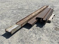 Assorted Steel I Beams and Channels