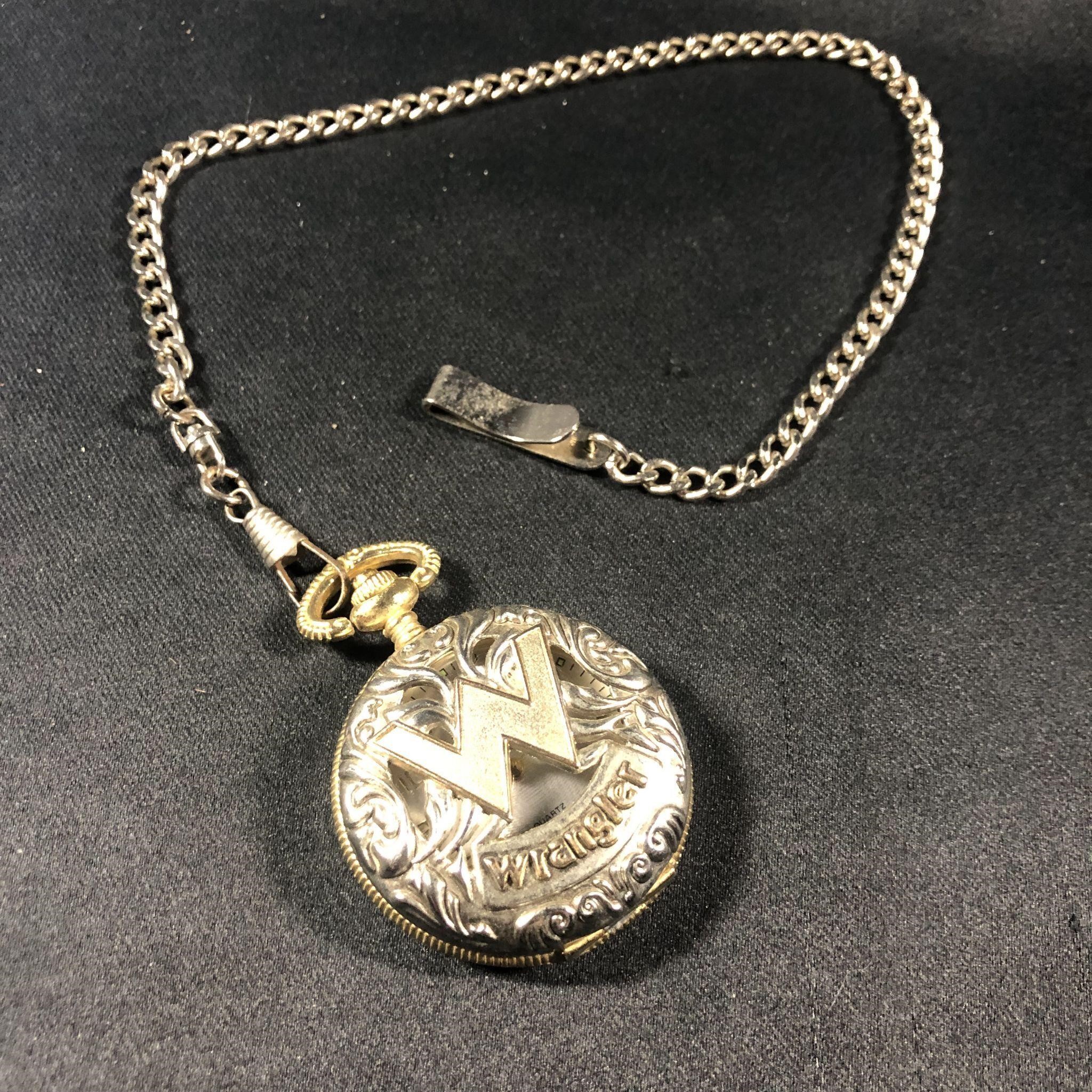 Western Style Wrangler Pocket Watch