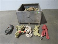 Crate of Nylon Rigging Slings-