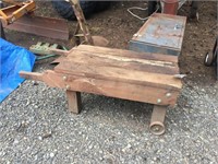 PRIMATIVE WOOD CART