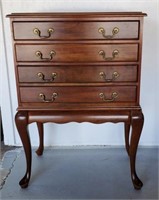 Standing Mahogany Silver Chest