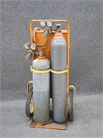 Oxy Acetylene Tank Torch -Set Some Gas Left