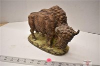 Pottery Buffalo Figurine