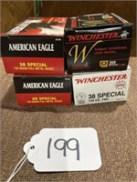 4 Boxes, 2 American Eagle, 2 Winchester 38 Special