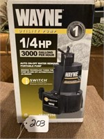 Wayne 1/4HP 3000 GPH Pump