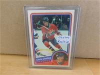 1984-85 Chris Chelios Rookie Hockey Card