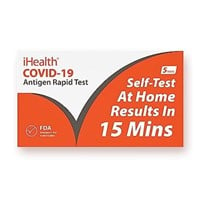 iHealth COVID-19 Antigen Rapid Test, 1 Pack, 5 Tes