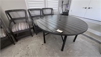 7PC OUTDOOR TABLE & CHAIRS