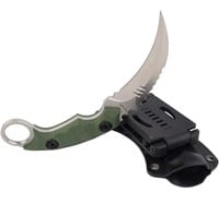 Outdoor Survival claw Tactical teeth Knife