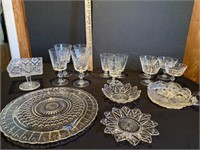 Crystal and glass lot