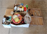 5 Box Lot: Misc Household, Scale, etc