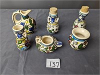 Lot of Miniature Pottery Pieces- 6 Pieces
