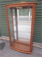 Nice Glass Front Curio Cabinet - Side Access