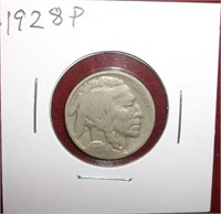1928P Indian Head/Buffalo Nickel