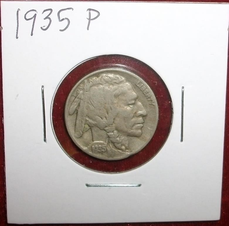 1935P Indian Head/Buffalo Nickel