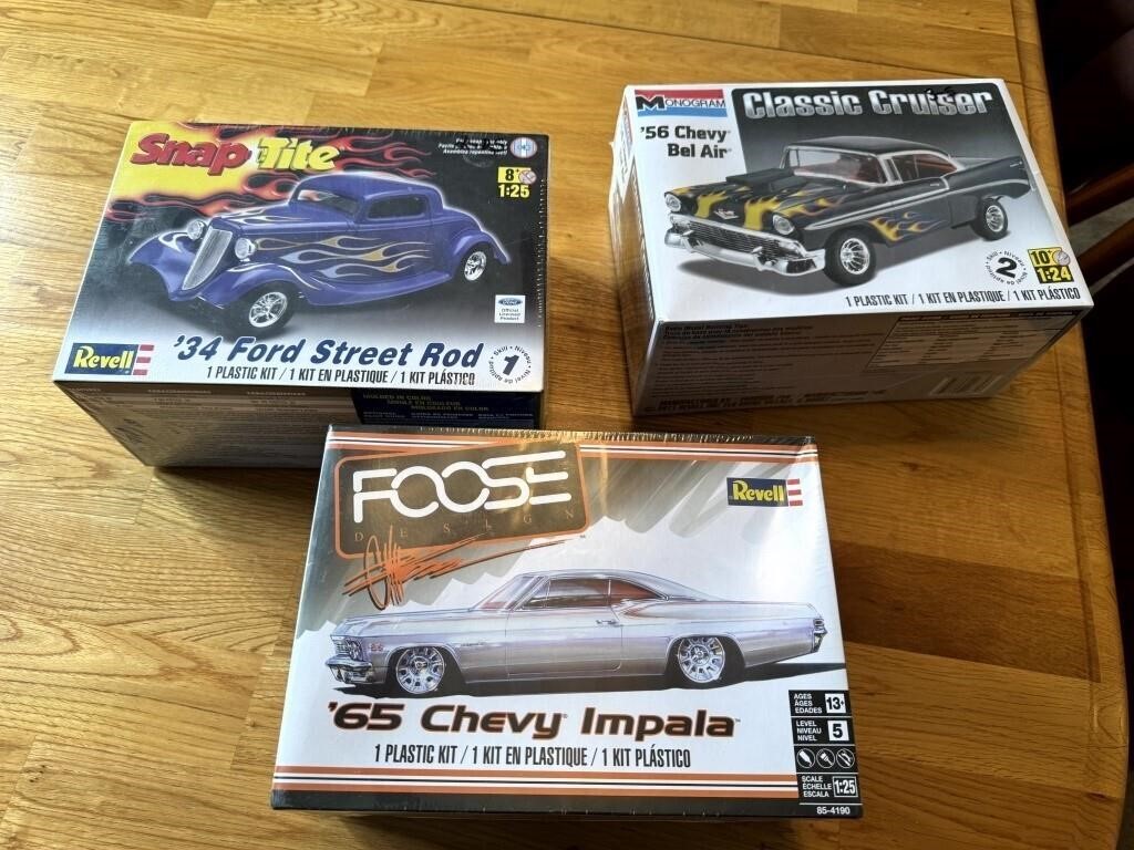 3 models cars