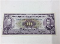 1964 10 Bolivares, Venezuela Crisp