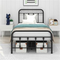 Twin Bed Frames with Headboard  Metal Bed Frame Tw