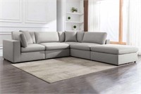 Urban Lounge 5-piece Fabric Sectional