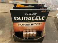 3 pks AAA Duracell batteries