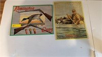 2 - METAL REMINGTON SIGNS