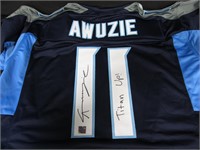 TITANS CHIDOBE AWUZIE SIGNED JERSEY COA