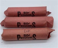 (150) 1943 Steel Pennies (3 Rolls)