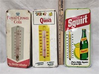Advertising Thermometers: Royal Crown Cola