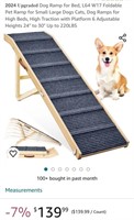 Pet Ramp , Wooden, Non-Slip Carpet, Foldable