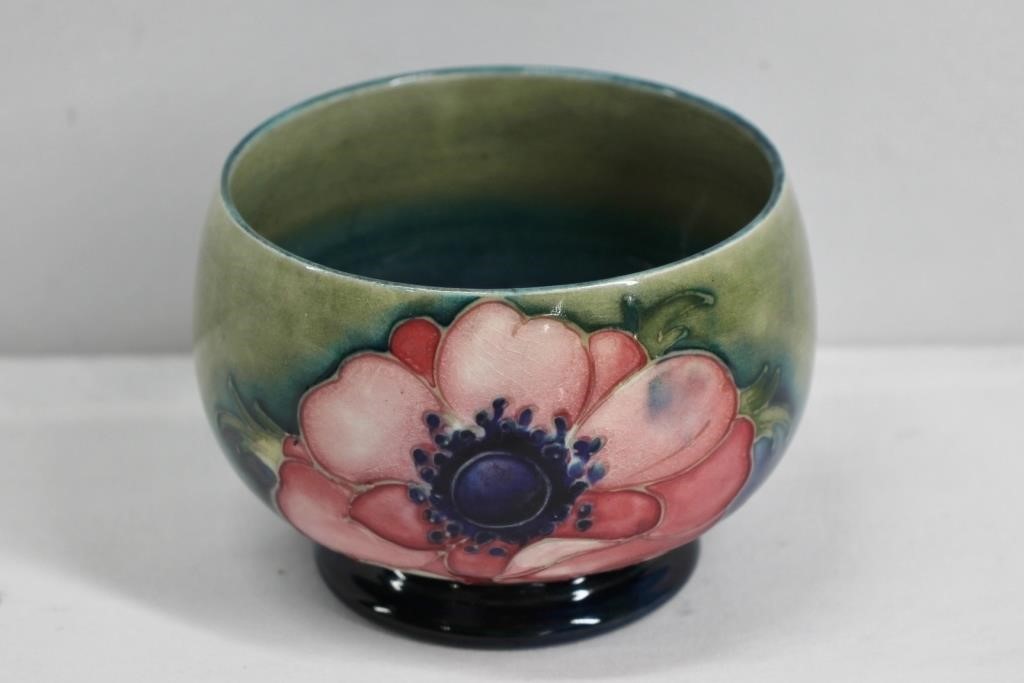 Walter Moorcroft Small Clematis Footed Bowl