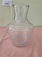 Vintage Anchor Hocking Ribbed Beehive Glass Jar