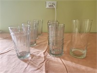 Four longaberger woven traditions 6" glasses 1