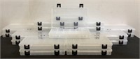 (24) Plano Molding Co. Clear Organizers 3700