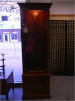 Lighted Curio Cabinet (No Shelves) (21x12x74")