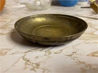 Solid Brass Bowl, 6.5" wide
