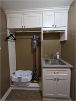 LAUNDRY ROOM SINK/CABINETS