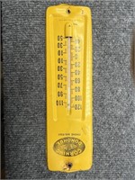 Corning Saint Paul Donohue Metal Thermometer