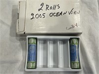 (2) Rolls 2005 Ocean View Nickels