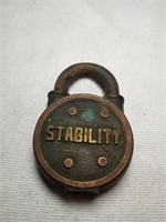 Stability VTG Lock-No Key