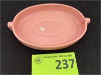 Abingdon Pottery Pink Serving Dish