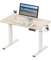 SHW Height Adjustable Standing Desk, Maple, 100...
